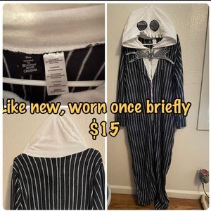 Nightmare Before Christmas Jack Skellington Onesie